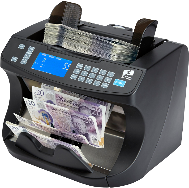 NC40-Note-Counter-Currency-Money-Banknote-Count-Detector-Cash-Machine-Counts the total VALUE & quantity for SORTED banknotes