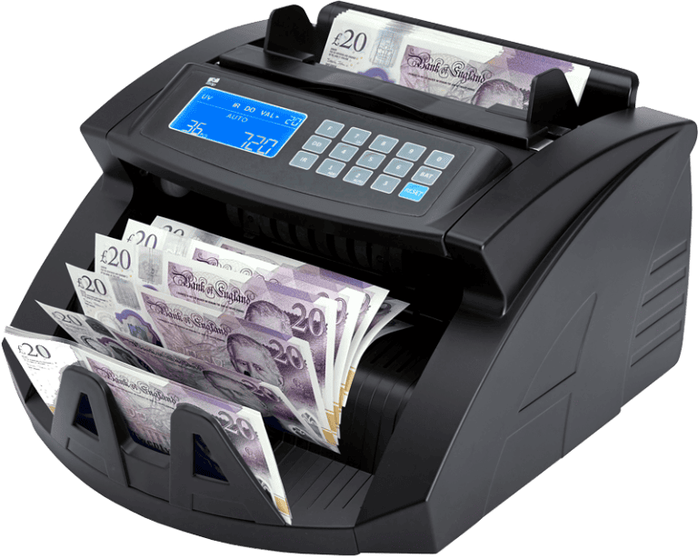 ZZap-NC20+-Money-Cash-Counting-Machine-Currency-Note-Banknote-Count-Detector-Counts the total VALUE & quantity for SORTED banknotes