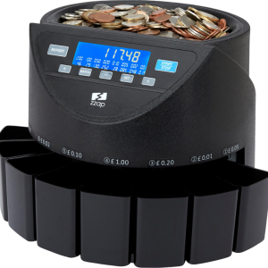 coin counter machine counting GBP