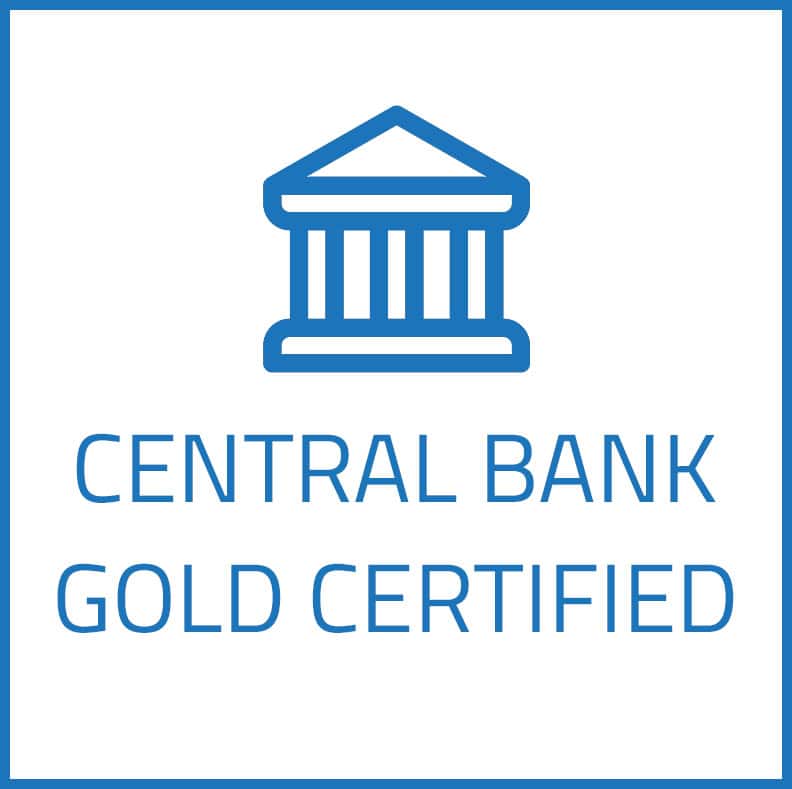 Central Bank GOLD Certified