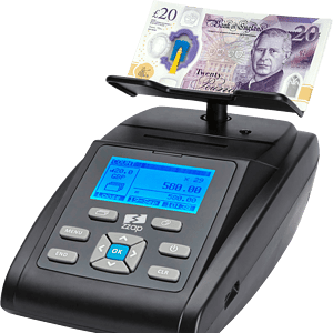 ZZap-MS40-Money-scale-money-counter-coin-counter-Market-leading display with quick menu