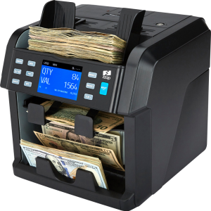 ZZap NC70 value counter bill counter machine has Value counting for mixed USD, GBP, EURO, CAD, MXN, PLN, CHF, CZK, AUD bills & up to 6 others