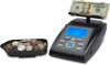 ZZap MS40 Balance-compteuse à monnaie - compteur d'argent a Auto-calibration automatique de dernière génération pour une utilisation continue