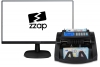 ZZap NC20 Contabanconote-contatore di denaro può Scarica aggiornamenti valuta gratuiti tramite la porta di aggiornamento