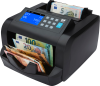 ZZap NC20 Pro Compteur de valeurs - compteur d'argent - détecteur de faux billets-Comptage de la valeur des billets mélangés en euros, livres sterling, CZK et PLN