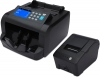ZZap NC20 Pro Compteur de valeurs - compteur d'argent - détecteur de faux billets peux Imprimer le rapport de comptage avec la date et l'heure en utilisant le ZZap P20