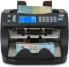 ZZap NC40 Compteuse de billets - Compteuse d'argent - Détecteur de faux billets. Si une contrefaçon est détectée, le NC40 interrompt le comptage et vous avertit par un signal visuel et sonore.