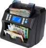 ZZap NC45 Compteur de valeur - compteur d'argent - détecteur de faux billets Comptage de la valeur des billets mélangés en euros, livres sterling, CZK et PLN