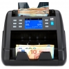 ZZap NC55 Compteur de valeur - compteur d'argent - détecteur de faux billets. Si une contrefaçon est détectée, le NC55 interrompt le comptage et vous avertit par un signal visuel et sonore