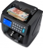 ZZap NC60 Compteur de valeur - compteur d'argent - détecteur de faux billets a Trémie de grande capacité, à chargement par le haut. Ajoutez des billets pendant qu'elle fonctionne, pour un comptage continu.