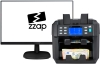 ZZap NC70 Compteur de valeur - compteur d'argent - détecteur de faux billets peux Enregistrez le rapport de comptage sur un PC et téléchargez les mises à jour gratuites