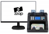 ZZap NC45 Conta Valori-Contabanconote-contatore di denaro-Rilevazione di banconote false può Salva il report di conteggio sul PC e scarica gli aggiornamenti valutari gratuiti