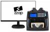 ZZap NC60 Conta Valori-Contabanconote-contatore di denaro-Rilevazione di banconote false può Salva il report di conteggio sul PC e scarica gli aggiornamenti valutari gratuiti