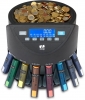 ZZap CS20+ Contamonete-selezionatore di monete-ha Ampia tramoggia per 500 monete e vaschette con volume migliorato