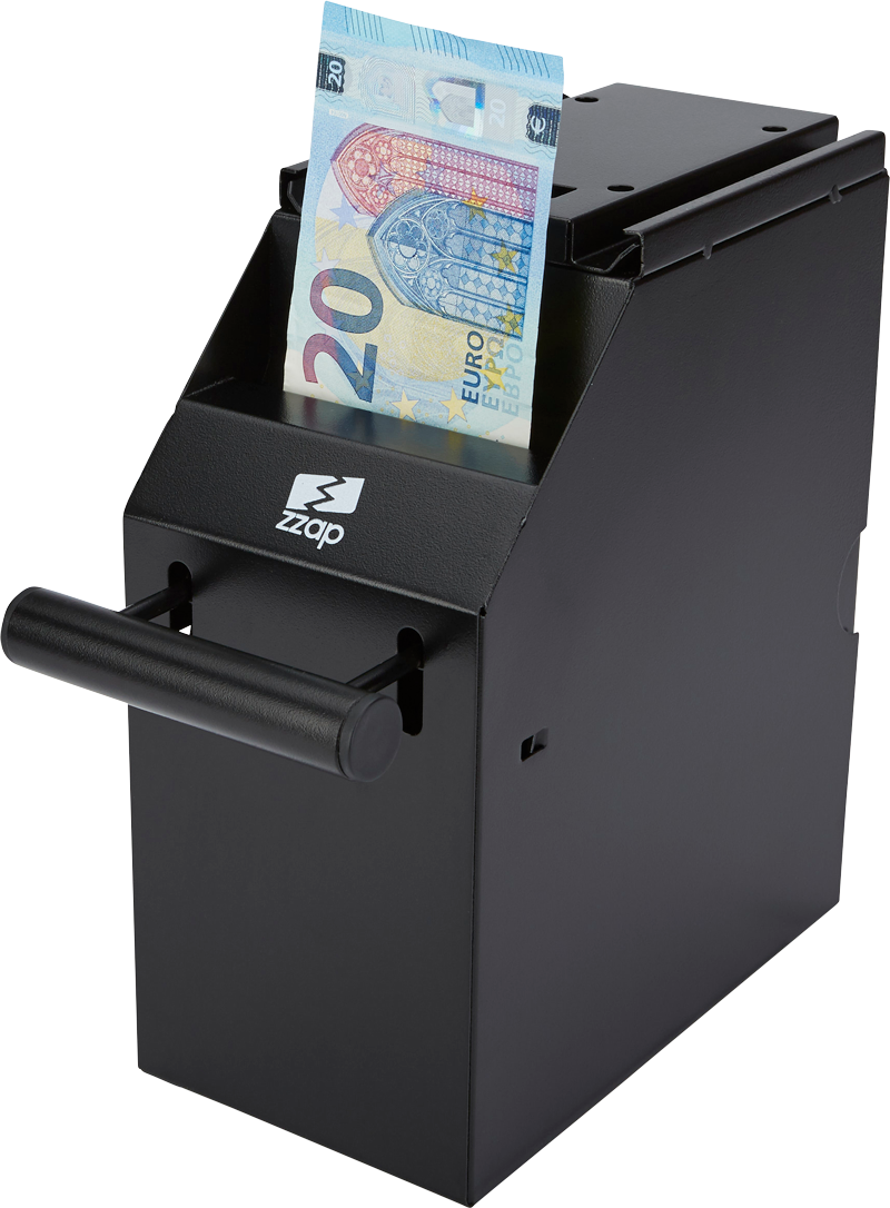 ZZap S10 TPV Caja fuerte para billetes - Inserte uno o varios billetes para guardarlos de forma segura