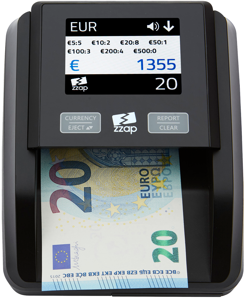 ZZap D40 Detector de billetes falsos-El efecto de las falsificaciones en las empresas